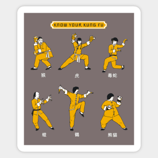 Know Your Kung Fu Sticker